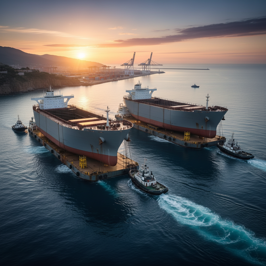 HD Hyundai Redefines Shipbuilding Logistics with "Half-Ship" Project