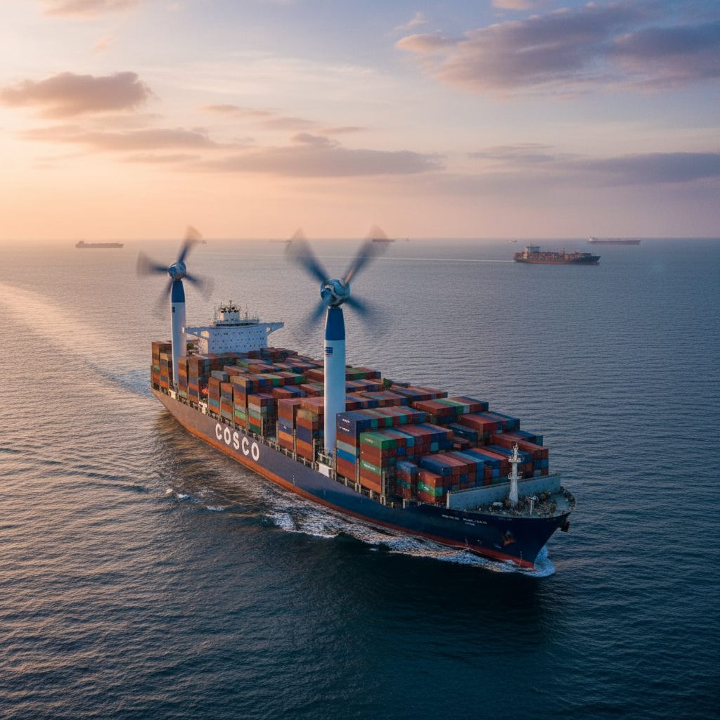 Norsepower and COSCO Partner to Scale Rotor Sail Production Globally